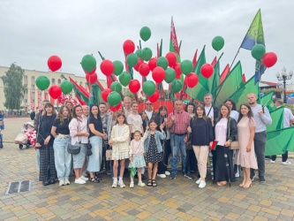 В День Независимости Республики Беларусь коллектив Гродненского агентства принял активное участие в городских торжествах